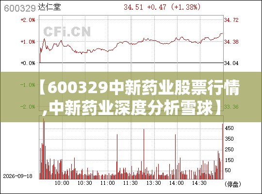 【600329中新药业股票行情,中新药业深度分析雪球】