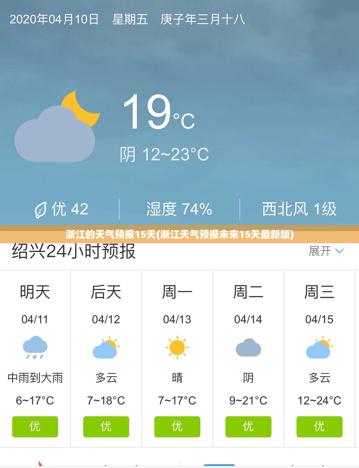 浙江的天气预报15天(浙江天气预报未来15天最新版)