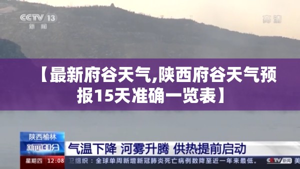 【最新府谷天气,陕西府谷天气预报15天准确一览表】 【最新府谷天气,陕西府谷天气预报15天准确一览表】