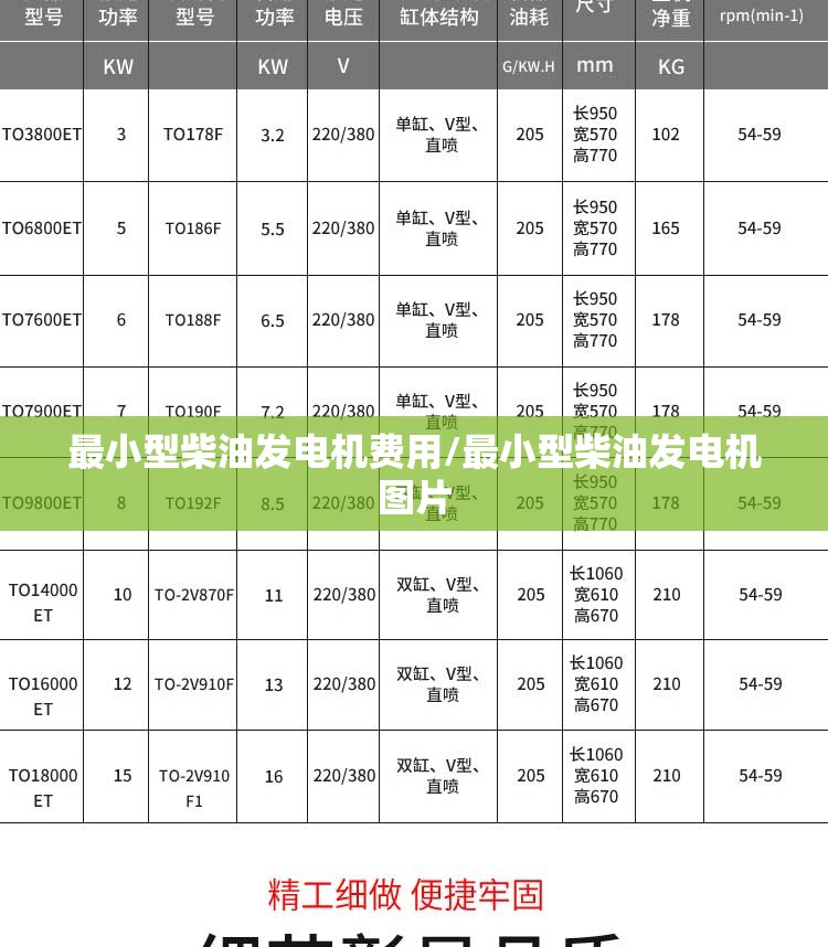 最小型柴油发电机费用/最小型柴油发电机图片