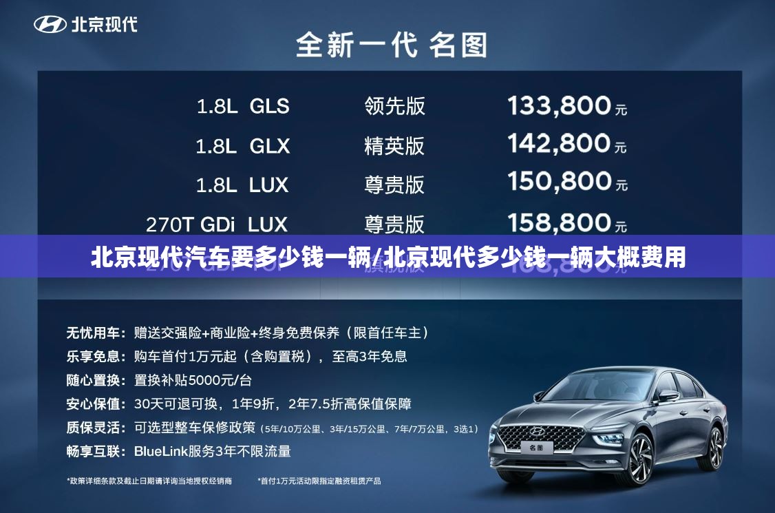 北京现代汽车要多少钱一辆/北京现代多少钱一辆大概费用 北京现代汽车要多少钱一辆/北京现代多少钱一辆大概费用
