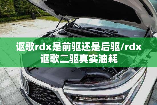 讴歌rdx是前驱还是后驱/rdx讴歌二驱真实油耗