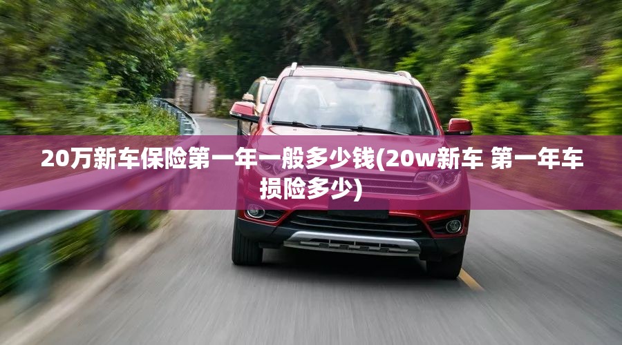 20万新车保险第一年一般多少钱(20w新车 第一年车损险多少) 20万新车保险第一年一般多少钱(20w新车 第一年车损险多少)