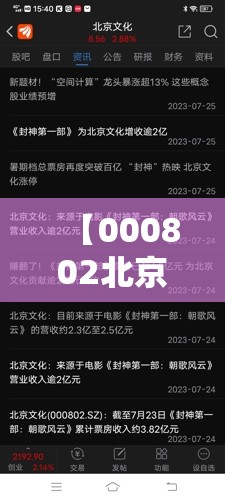 【000802北京文化股吧,000802北京文化龙虎榜】