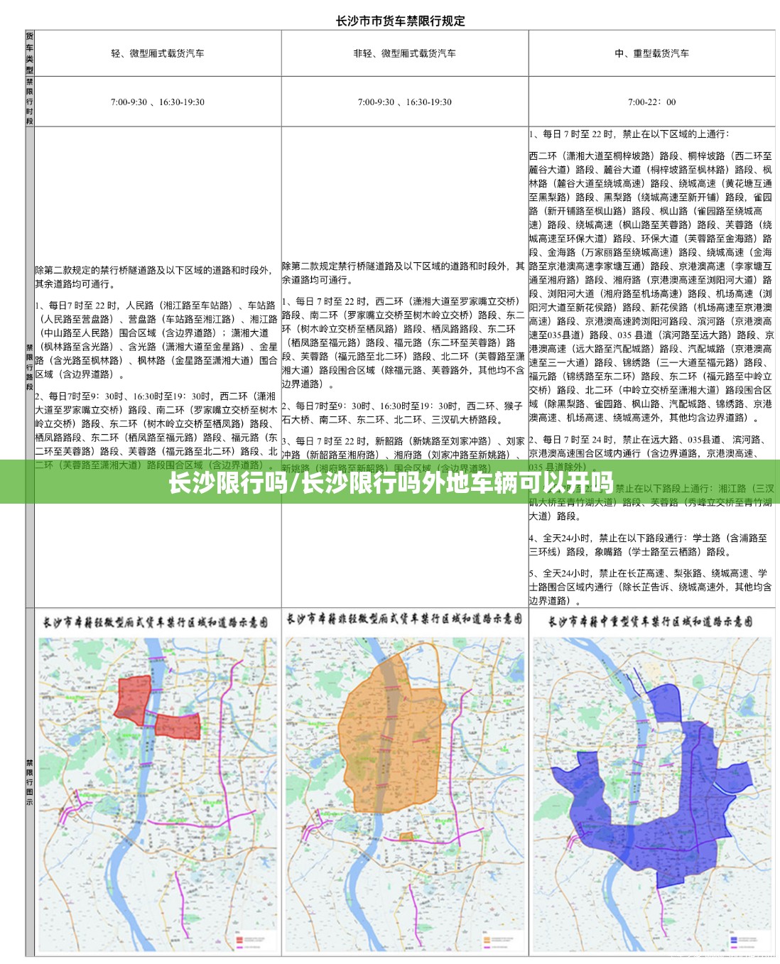 长沙限行吗/长沙限行吗外地车辆可以开吗