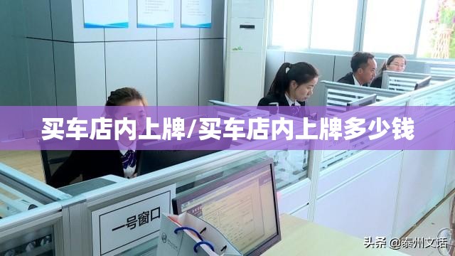 买车店内上牌/买车店内上牌多少钱