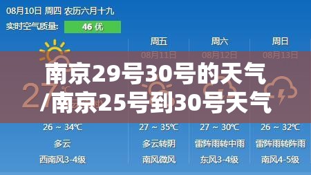 南京29号30号的天气/南京25号到30号天气穿衣指南 南京29号30号的天气/南京25号到30号天气穿衣指南