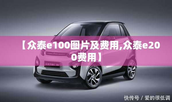 【众泰e100图片及费用,众泰e200费用】