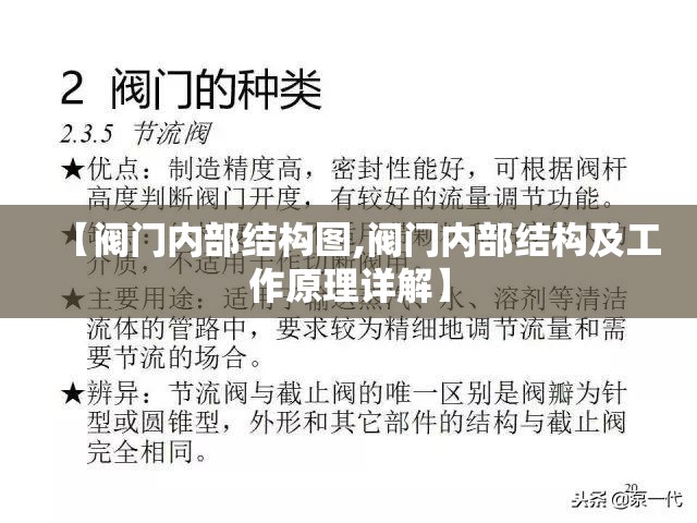 【阀门内部结构图,阀门内部结构及工作原理详解】 【阀门内部结构图,阀门内部结构及工作原理详解】