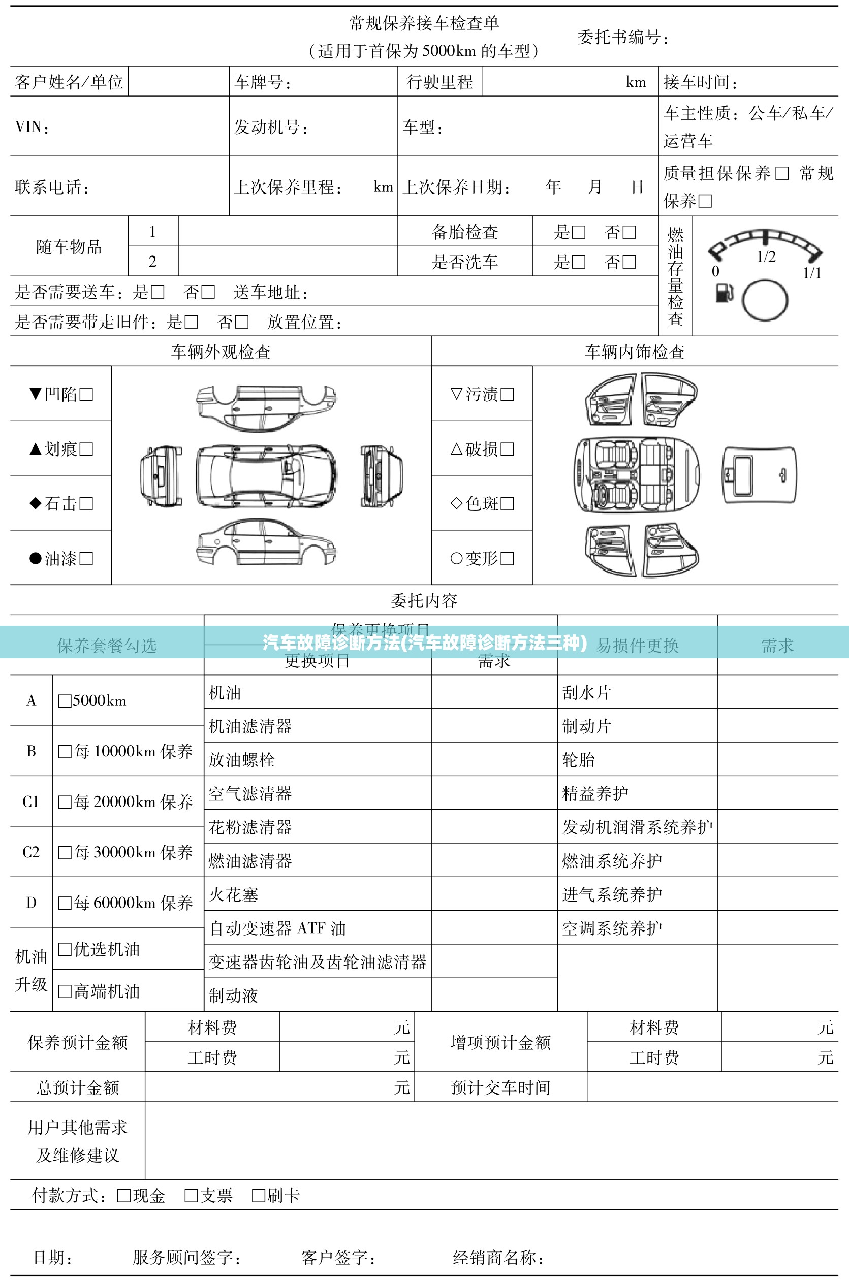 汽车故障诊断方法(汽车故障诊断方法三种) 汽车故障诊断方法(汽车故障诊断方法三种)