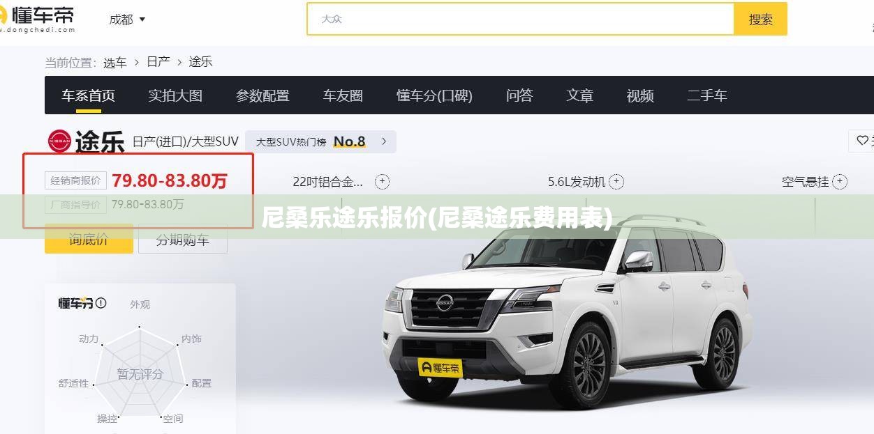 尼桑乐途乐报价(尼桑途乐费用表)