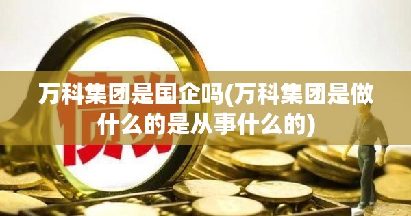万科集团是国企吗(万科集团是做什么的是从事什么的)