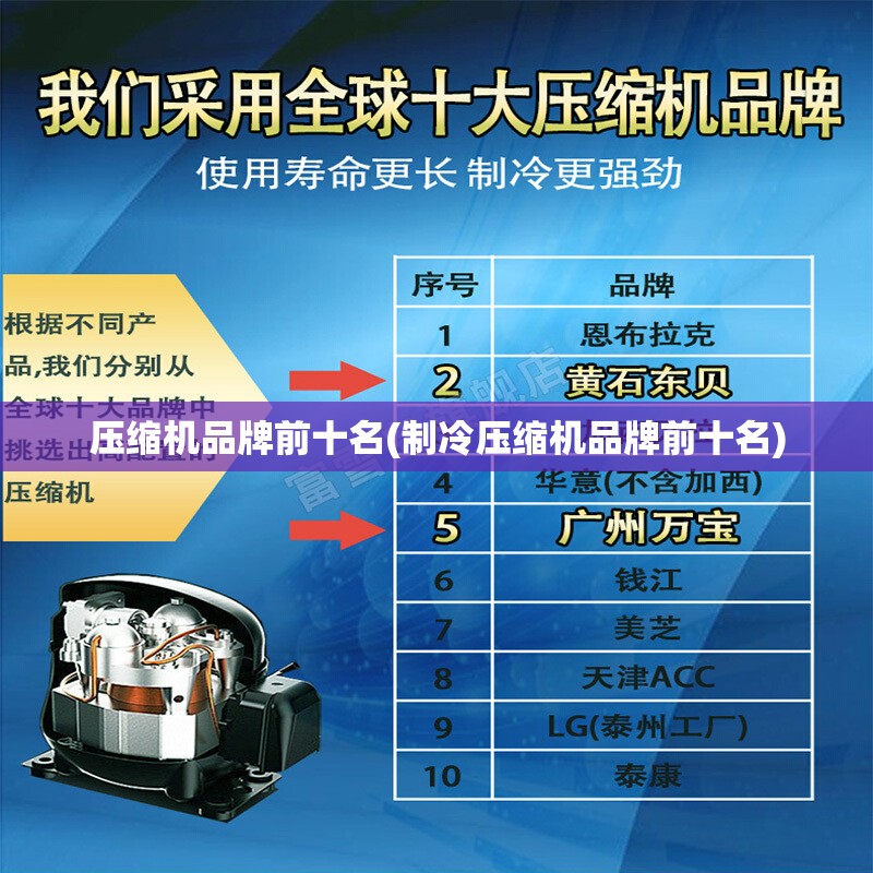 压缩机品牌前十名(制冷压缩机品牌前十名) 压缩机品牌前十名(制冷压缩机品牌前十名)