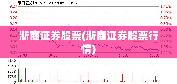 浙商证券股票(浙商证券股票行情)