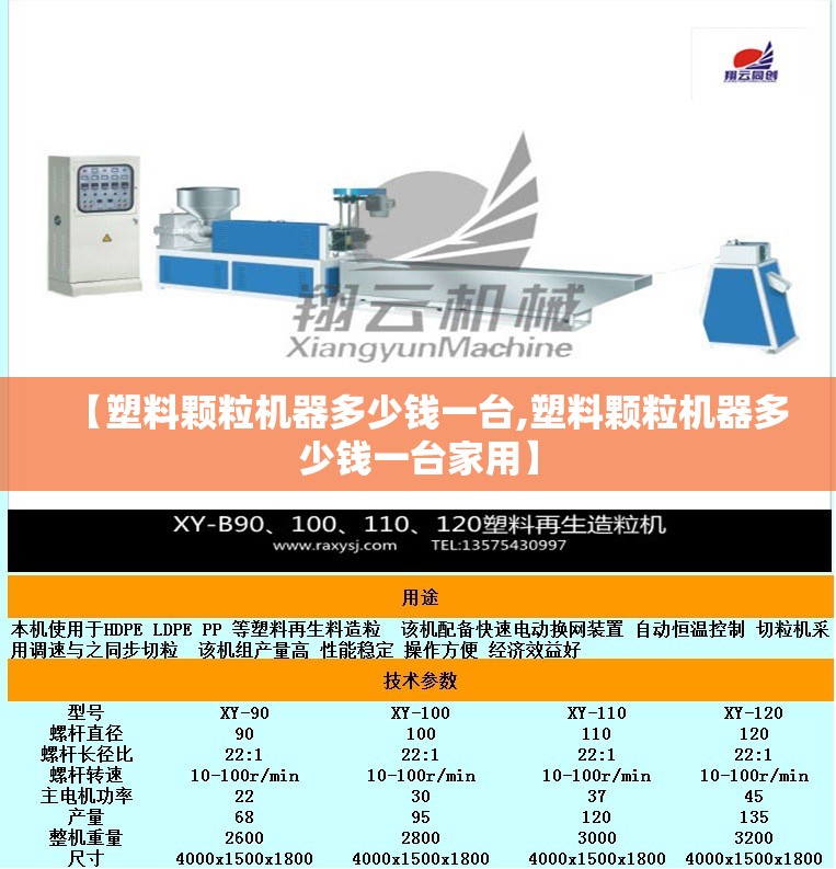 【塑料颗粒机器多少钱一台,塑料颗粒机器多少钱一台家用】