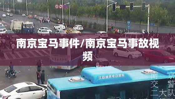 南京宝马事件/南京宝马事故视频