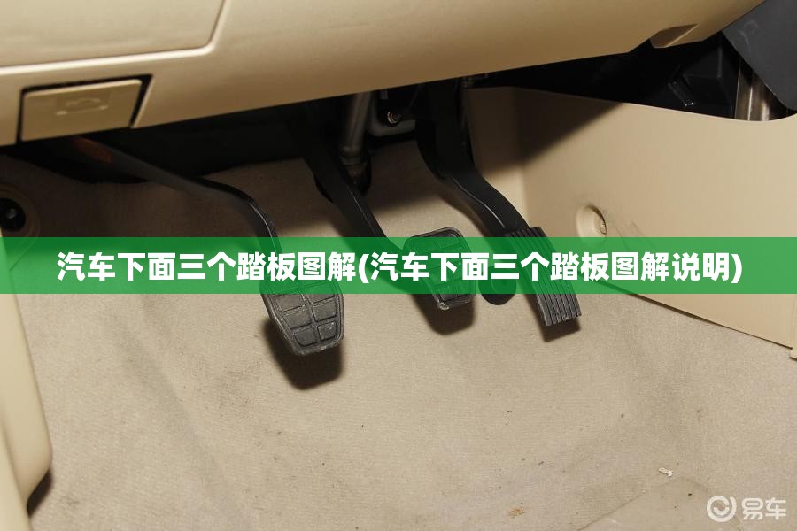 汽车下面三个踏板图解(汽车下面三个踏板图解说明)