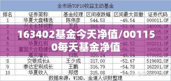 163402基金今天净值/001150每天基金净值