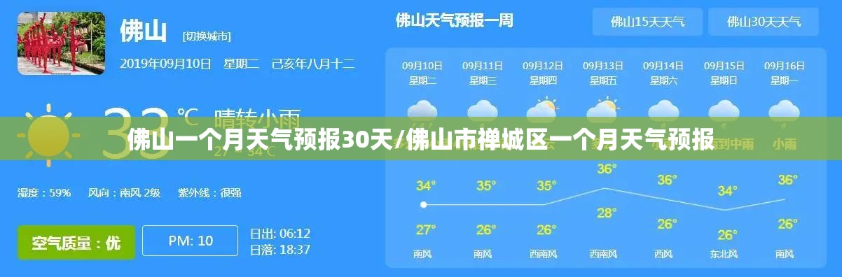 佛山一个月天气预报30天/佛山市禅城区一个月天气预报