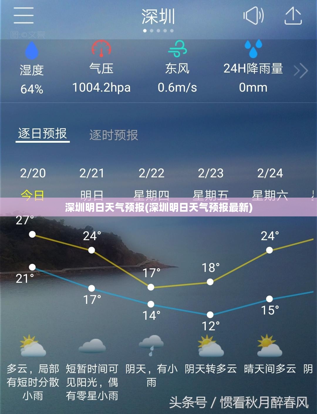 深圳明日天气预报(深圳明日天气预报最新) 深圳明日天气预报(深圳明日天气预报最新)