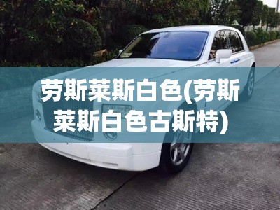 劳斯莱斯白色(劳斯莱斯白色古斯特)