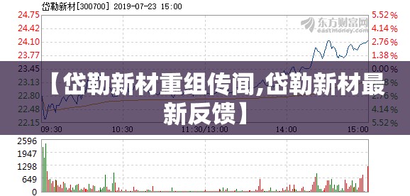 【岱勒新材重组传闻,岱勒新材最新反馈】 【岱勒新材重组传闻,岱勒新材最新反馈】