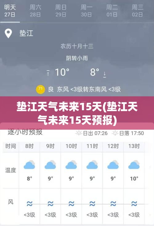 垫江天气未来15天(垫江天气未来15天预报) 垫江天气未来15天(垫江天气未来15天预报)
