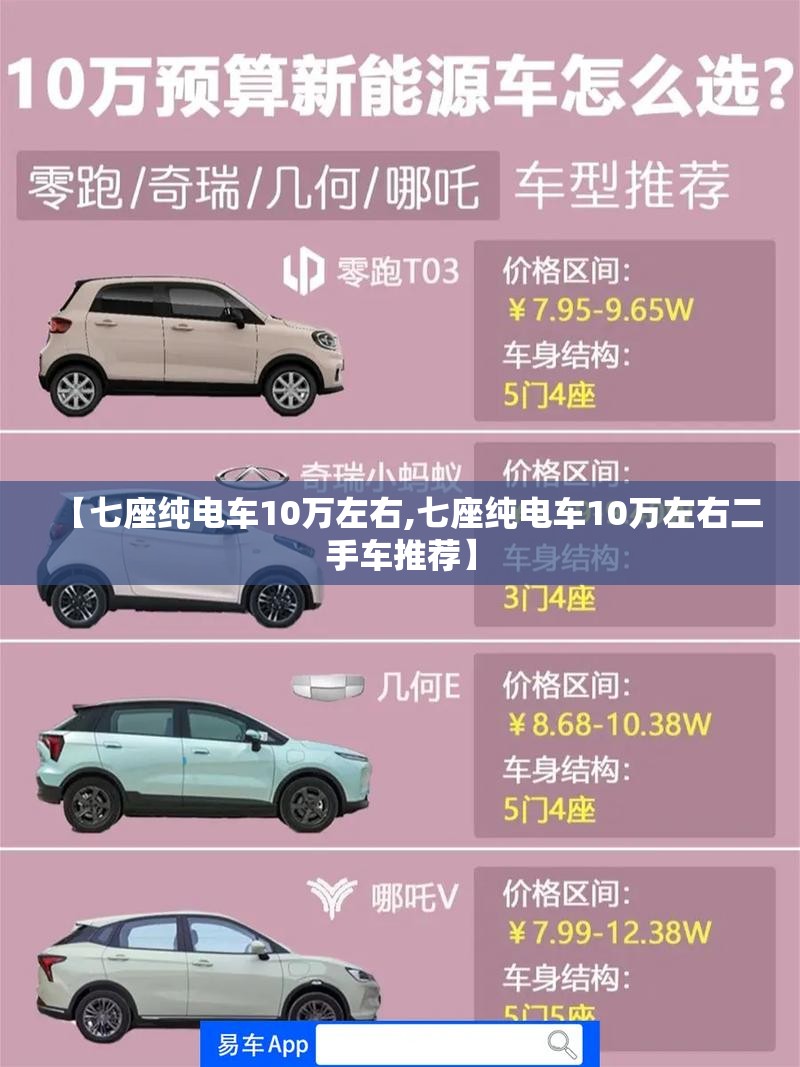 【七座纯电车10万左右,七座纯电车10万左右二手车推荐】