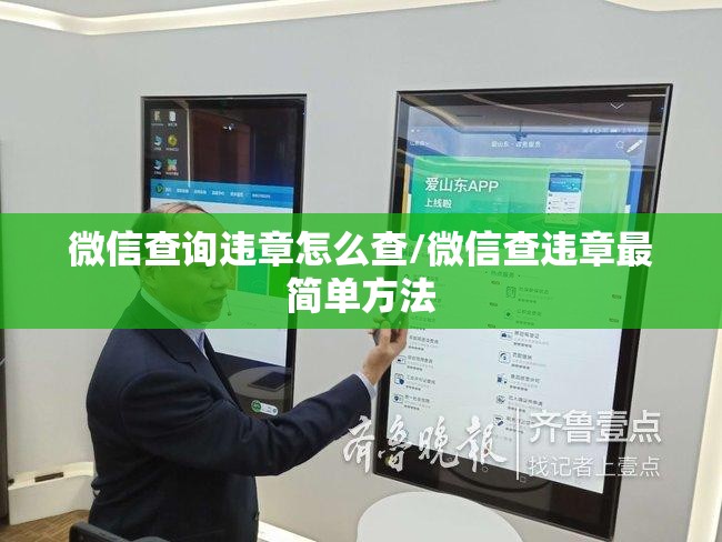 微信查询违章怎么查/微信查违章最简单方法
