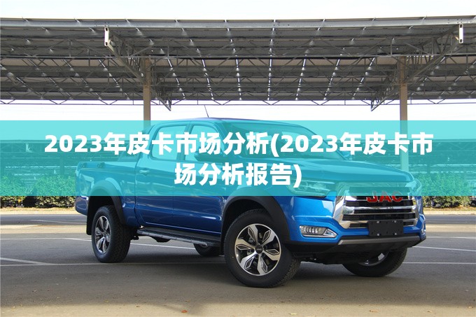 2023年皮卡市场分析(2023年皮卡市场分析报告)