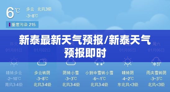 新泰最新天气预报/新泰天气预报即时