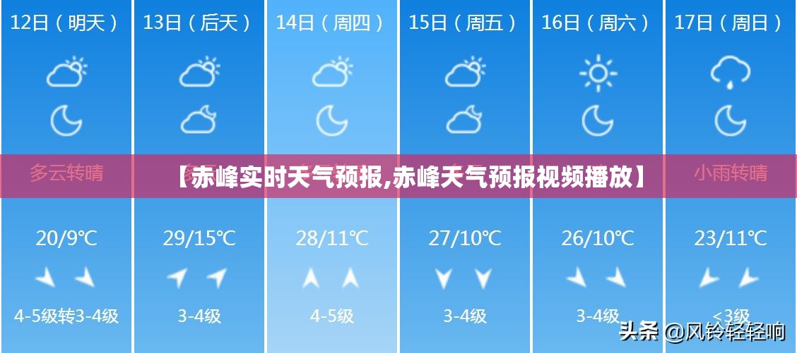 【赤峰实时天气预报,赤峰天气预报视频播放】
