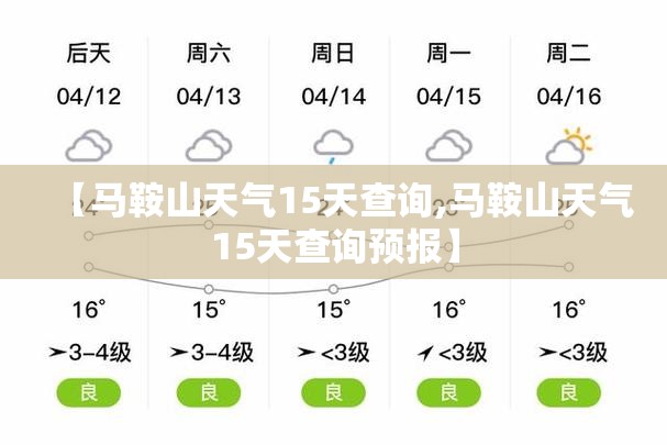 【马鞍山天气15天查询,马鞍山天气15天查询预报】 【马鞍山天气15天查询,马鞍山天气15天查询预报】