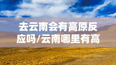 去云南会有高原反应吗/云南哪里有高原反应