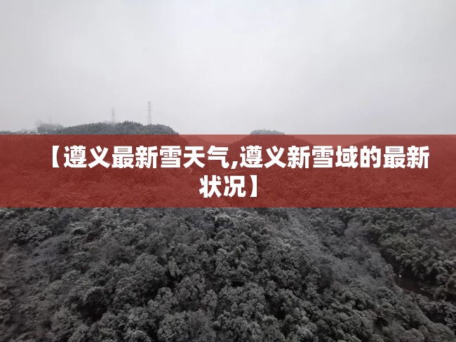 【遵义最新雪天气,遵义新雪域的最新状况】