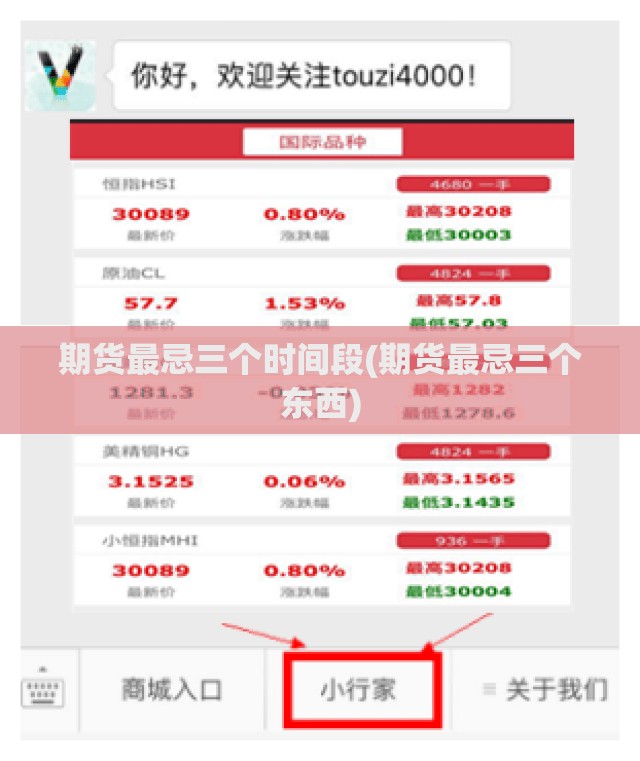 期货最忌三个时间段(期货最忌三个东西) 期货最忌三个时间段(期货最忌三个东西)