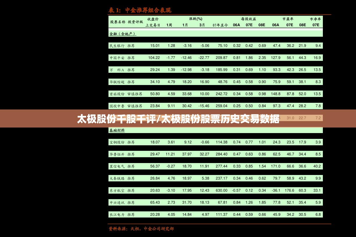 太极股份千股千评/太极股份股票历史交易数据