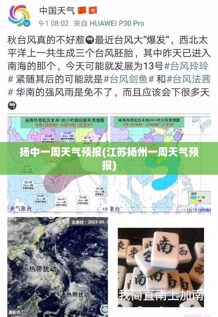 扬中一周天气预报(江苏扬州一周天气预报) 扬中一周天气预报(江苏扬州一周天气预报)