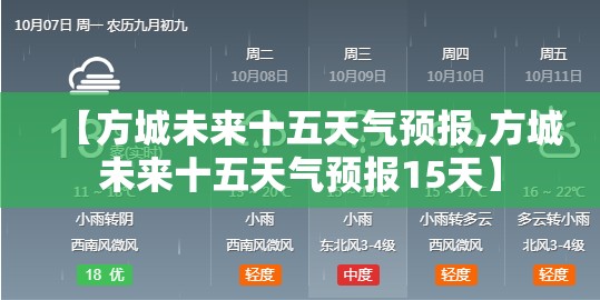 【方城未来十五天气预报,方城未来十五天气预报15天】 【方城未来十五天气预报,方城未来十五天气预报15天】