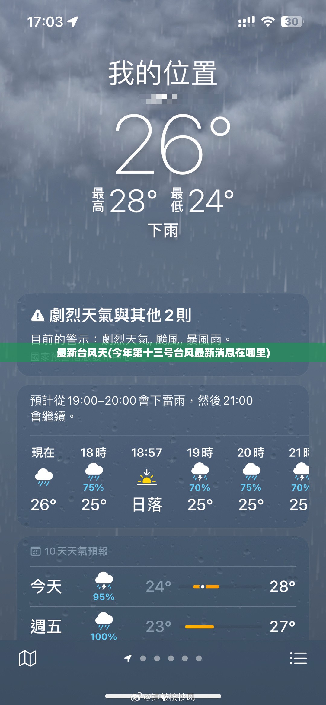 最新台风天(今年第十三号台风最新消息在哪里)