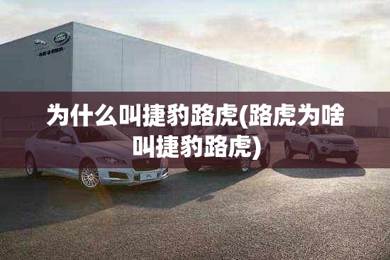 为什么叫捷豹路虎(路虎为啥叫捷豹路虎)
