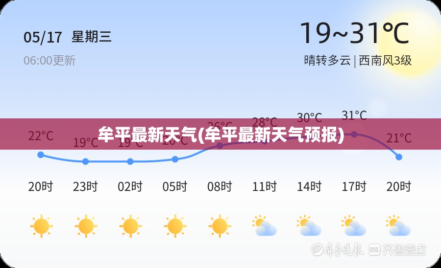 牟平最新天气(牟平最新天气预报) 牟平最新天气(牟平最新天气预报)