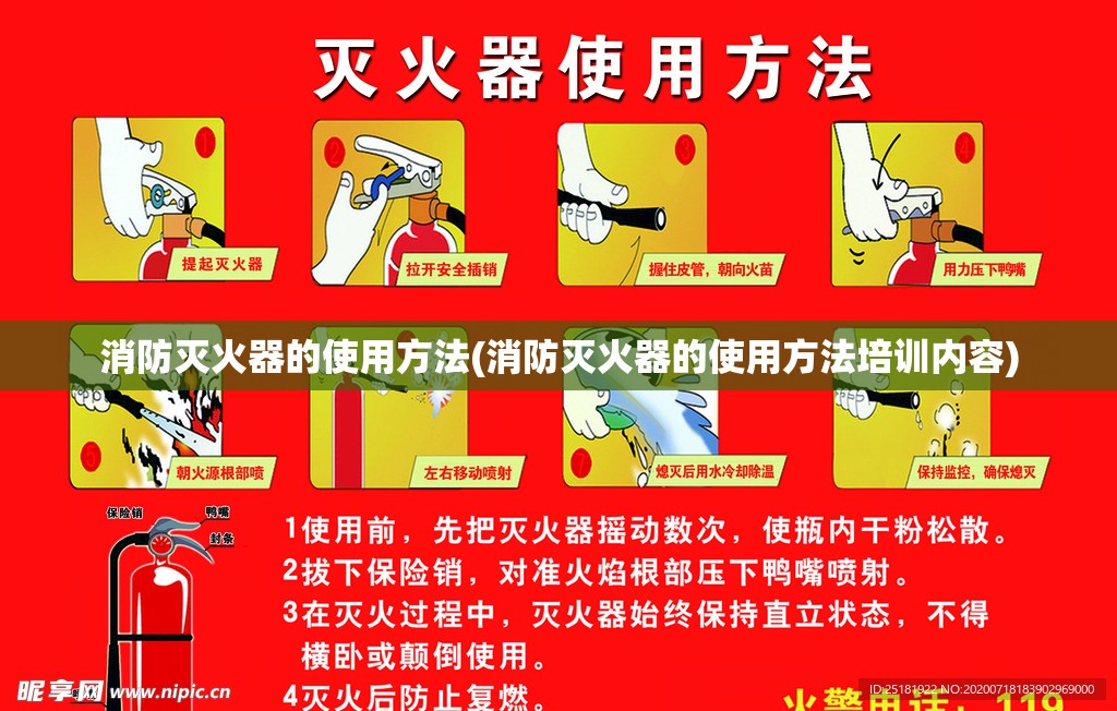 消防灭火器的使用方法(消防灭火器的使用方法培训内容)