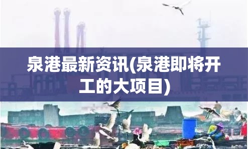 泉港最新资讯(泉港即将开工的大项目)