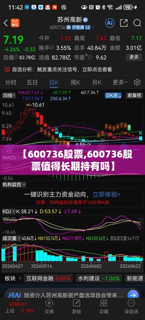 【600736股票,600736股票值得长期持有吗】