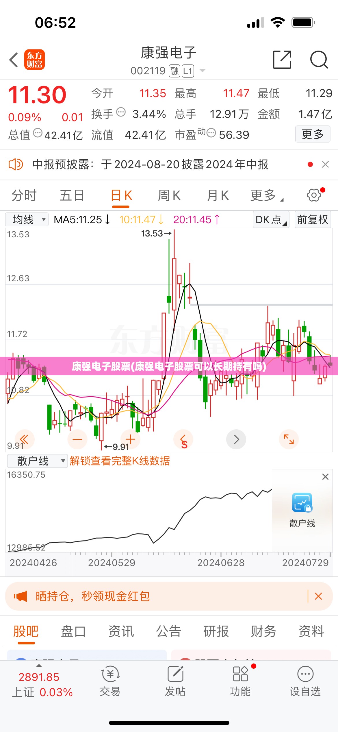 康强电子股票(康强电子股票可以长期持有吗) 康强电子股票(康强电子股票可以长期持有吗)