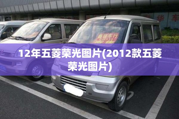 12年五菱荣光图片(2012款五菱荣光图片)