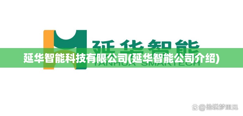 延华智能科技有限公司(延华智能公司介绍)