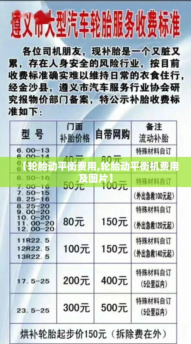 【轮胎动平衡费用,轮胎动平衡机费用及图片】
