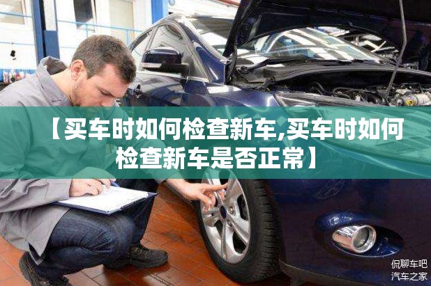 【买车时如何检查新车,买车时如何检查新车是否正常】